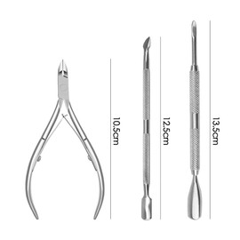 YFFSFDC Cuticle Nipper, Cuticle Pusher, Cuticle Cutter, Nipper-Type Nail Clipper, Cuticle Care, Cuticle Treatment, Cuticle Nipper, Beauty Tool Set