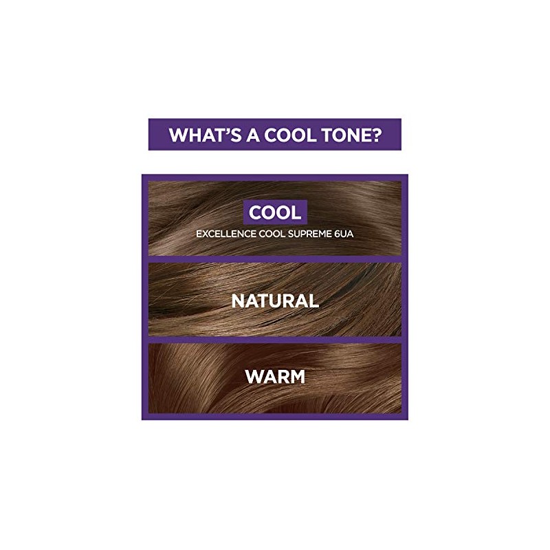 L'Oreal Paris Excellence Cool Supreme Permanent Hair Color, Ash, 100