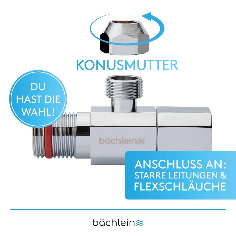 Bächlein Universal Angle Valve [Set of 2]
