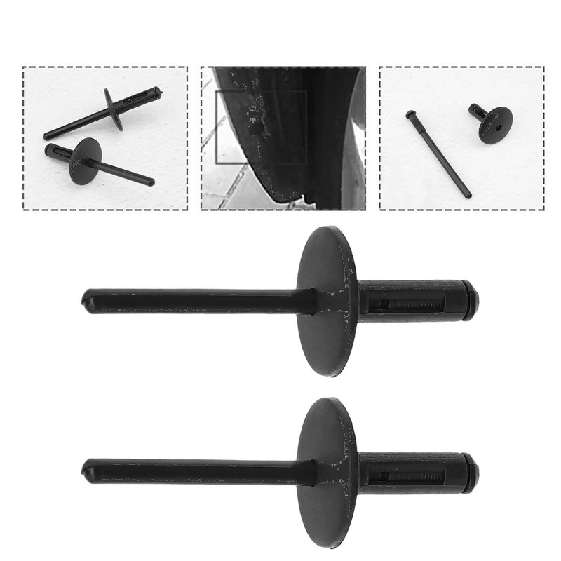 Zingking 50pcs Wheel Arch Trim Clips for 6 mm X1