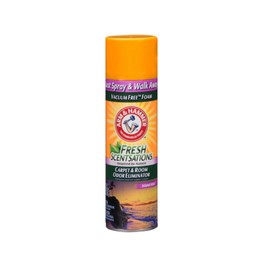 Arm & Hammer Fresh Scentsations Carpet & Room Odor Eliminator Spray, Island Mist, Vacuum-Free Foam, Just Spray and Walk Away, 15 oz (Pack of 3)