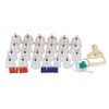 24pcs U shape Cups Chinese Vacuum Cupping Set Massage Therapy
