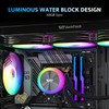 darkFlash DG360 All-in-one Liquid CPU Cooler, High-Performance Pump, ARGB Sync,