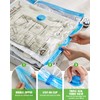 Vacuum Storage Bags for Travel, 16 Pack (4L+4M+4S+4XS) Vacuum Seal