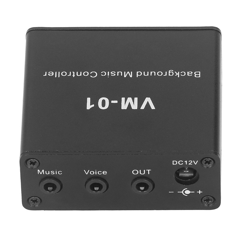 Background Music Controller Black Excellent Compatibility Miniature Size Music Switcher
