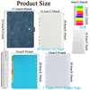 Ring Binder A5 Refillable, PU Leather Refillable Notebook Ring Binder