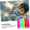 Ciieeo 10pcs Dust Chalk Holder Clip Portable Water Soluble Chalk