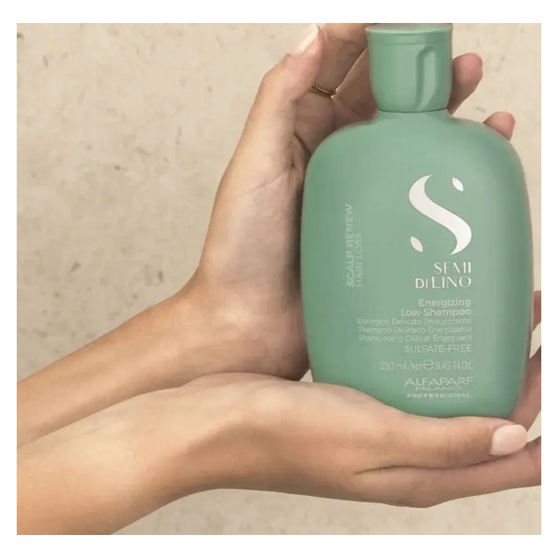 Shampoo Alfaparf Semi di Lino Energizante Anticaída para Cabello Debilitado