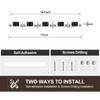 TOPSKINOY 2 Pack Broom Holder Wall Mount, Stainless Steel Broom