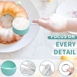 8-Piece Measuring Spoon Set, Cup Measuring Cup Set, Stainless Steel for Measuring Liquids and Solids with 4 Measuring Cups and Spoons, Measuring Tool of Kitchen, Dosing Spoon, Kitchen Appliances