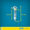Rapid Cavity Dowels Metal with M4 Screw for Single Layer