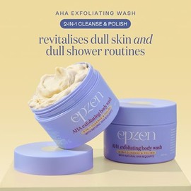epzen Gel De Ducha Exfoliante Corporal 2 En 1 Aha, Limpiador Y Exfoliante - 200 Ml