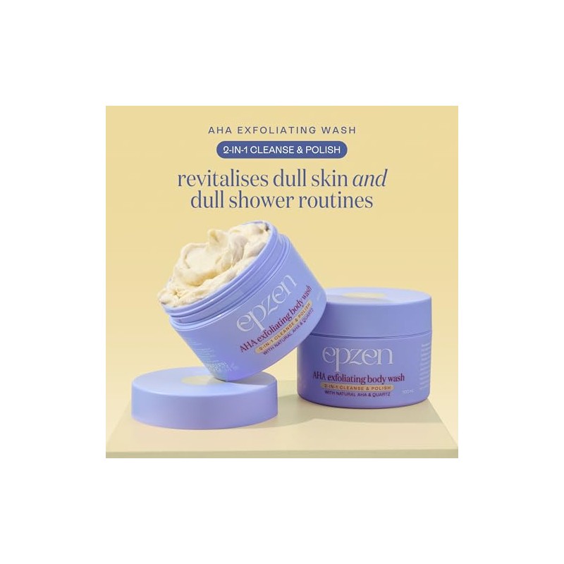 epzen Gel De Ducha Exfoliante Corporal 2 En 1 Aha,