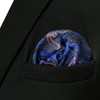 S&W SHLAX&WING Neckties for Men Orange Blue Neck Tie Set