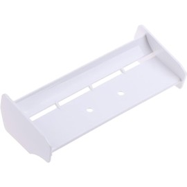 AMZSTAR 1/10 RC Plastic Rear Spoiler Compatible with 1:10 Scale RC Off-Road Short Course Truck Buggy Racing Rear Wing Tail (White)