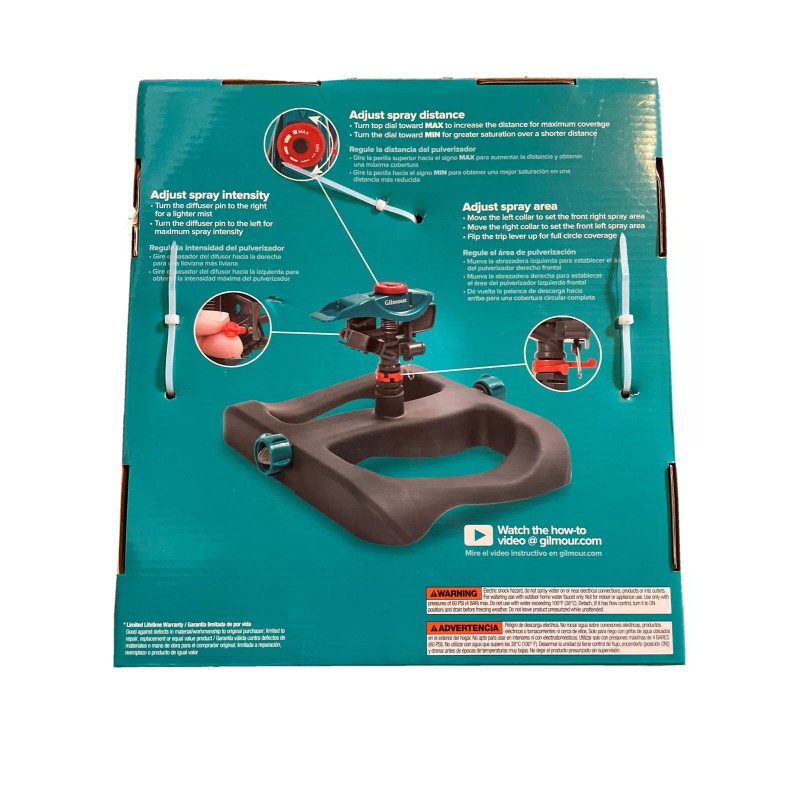 Gilmour Impulse Sprinkler ~ Adjustable Slaps & Distance ~ 5,800
