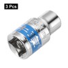 HARFINGTON 3pcs 1/2 Inch Drive 6-Point Socket 10mm CR-V Metric