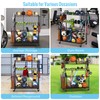 WUC Sports Equipment Organizer - Garage Ball Storage Rack with