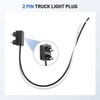 Oyviny 10PCS Trailer Light 2 Wire Pigtail Harness 10" Long,
