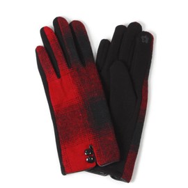 ScarvesMe Women's Classic Winter Plaid and Buffalo Check Smart Touch Screen Gloves