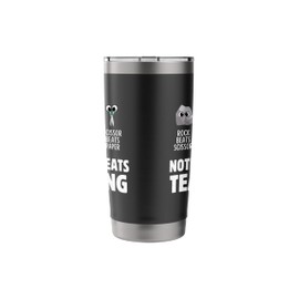 Rock Paper Scissor Nothing Beats Teaching Teachers Stainless Steel Insulated Tumbler
