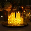 Homemory 9 Pcs Flameless Candles with Embedded Star String Fairy