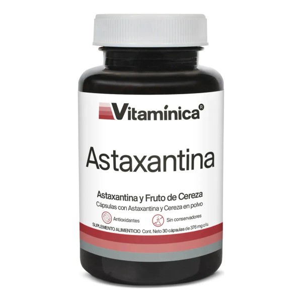 Astaxantina Vitamínica 30 Cápsulas