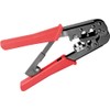 Fixpoint 77146 Crimpzange für Modularstecker für 6P4C, 6P6C, 8P8C inklusiv