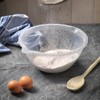 Addis Small Plastic Mixing Bowl, Transparent, 700 ml