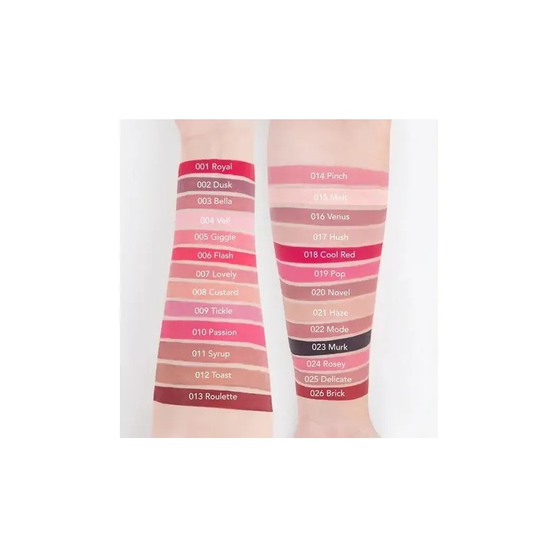 Moira Labial Liquido Matte Liquid Lips Tono Color 23 Murk