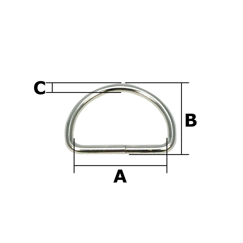 Ichinen Access Family Tool 56412 D-Ring (Wire Diameter 0.1 inch