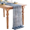 Cheesecloth Table Runner, HAPWONEY 2 Pcs 13.1Ft Rustic Gauze Table
