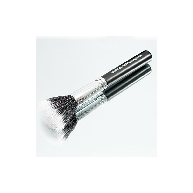 Beauty Junkees - Pinceles de maquillaje de doble fibra, Juego