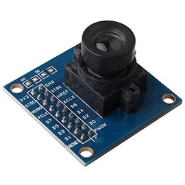 HALJIA VGA OV7670 300KP 0.3 Megapixels CMOS Sensor Camera Module Lens CMOS 640X480 SCCB Compatible W/ I2C Interface Compatible with Arduino