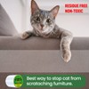 Petslucent Cat Scratch Furniture Protector Tape, Double Sided Clear Sticky