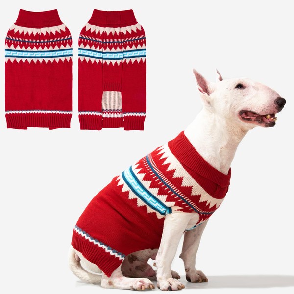 BINGPET Dog Sweater,Elastic Medium Large Dog Puppy Sweater for Dog