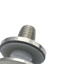 MagiDeal Stair Handrail Bracket Components Support Railing Fittings Solid Crush-Resistant Glass Mount Nail Clip for Outdoor Staircases, for 12 to 16mm