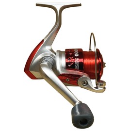 Riseway 4000 Basic Spin Reel with Thread No. 4 - 130 m, Red