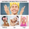 AMCAMI 8 Pack Skincare Headband Spa Headband for Washing Face