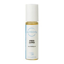 Stress Zapper Roll-On Blend, Supports Stress Relief and Relaxation, Calming Aromatherapy with Grapefruit, Lavender, and Bergamot Therapeutic Grade Essential Oils