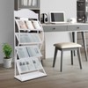 Treliamd Floor-Standing Magazine Rack Information Rack Storage Rack Newspaper Rack