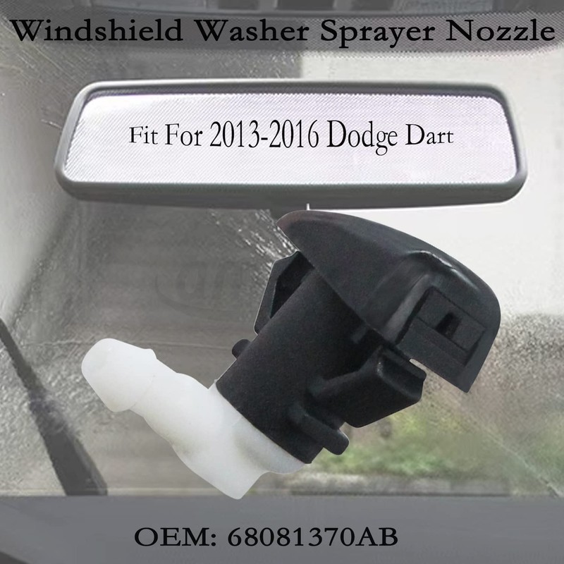 Amavoler 4 PCS Windshield Washer Nozzles Wiper Spray Replacement Fit