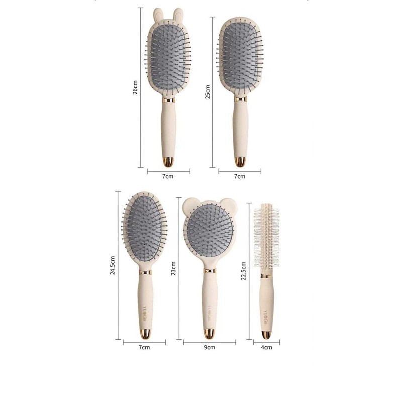 MAACKIA Paddle Brush, Hair Brush, Cushion Brush, Women's, Comb, Cute,