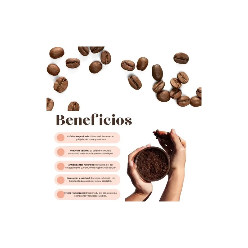 Kit Cafe Cuidado Facial Y Corporal Natural Suavidad Limpieza