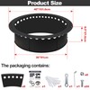 Baitedelai Outdoor Smokeless Fire Pit Ring 40 Inch Outer/36 Inch