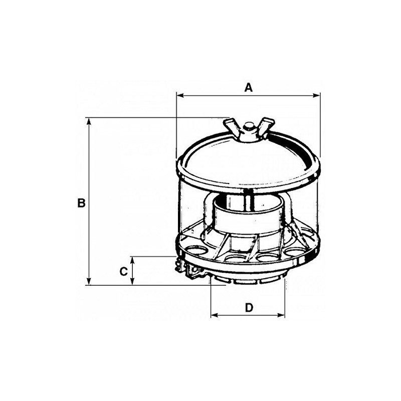 Ama Agricultural Medium Pre Filter Diameter 48 mm - Protects