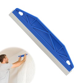 Paint Trim Guard Stainless Paint Wallpaper Scraper Heavy Duty Multi-Purpose Straight Edge Tool Wallpaper Tools for Paint Smearing Repairing Wallpaper