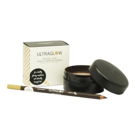 Ultra Glow Original Loose Bronzing Powder with Liner For Eyes BrownBlack