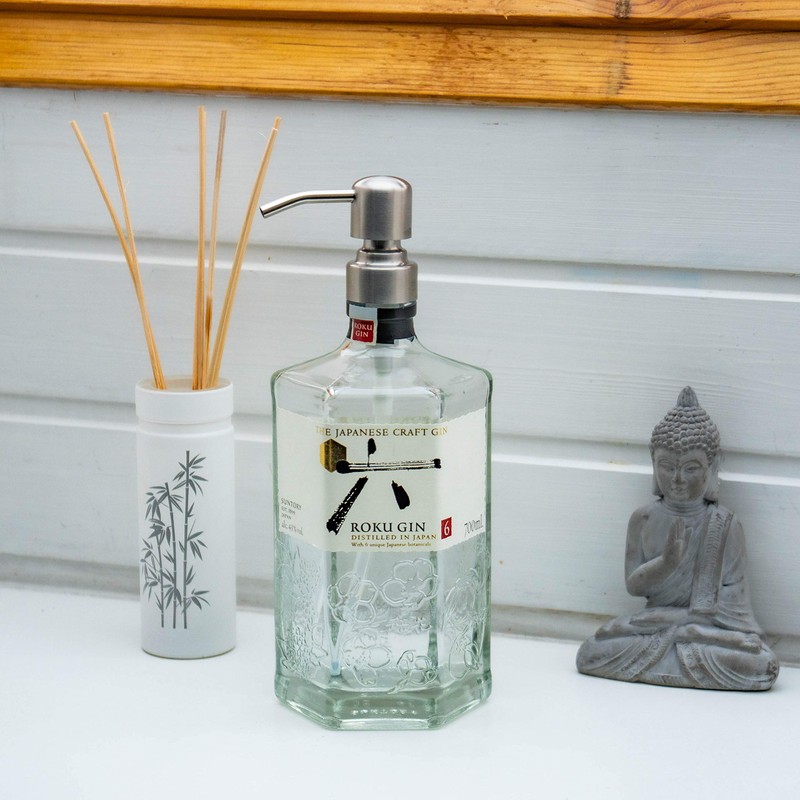 Stainless Steel Soap Dispenser Pump 'Zagreb' for Upcycling Bottles, e.g.