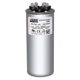 (2) Pack, 55 + 7.5 uF x 370 or 440 VAC - Jard # 12793 Round Dual Run Capacitor